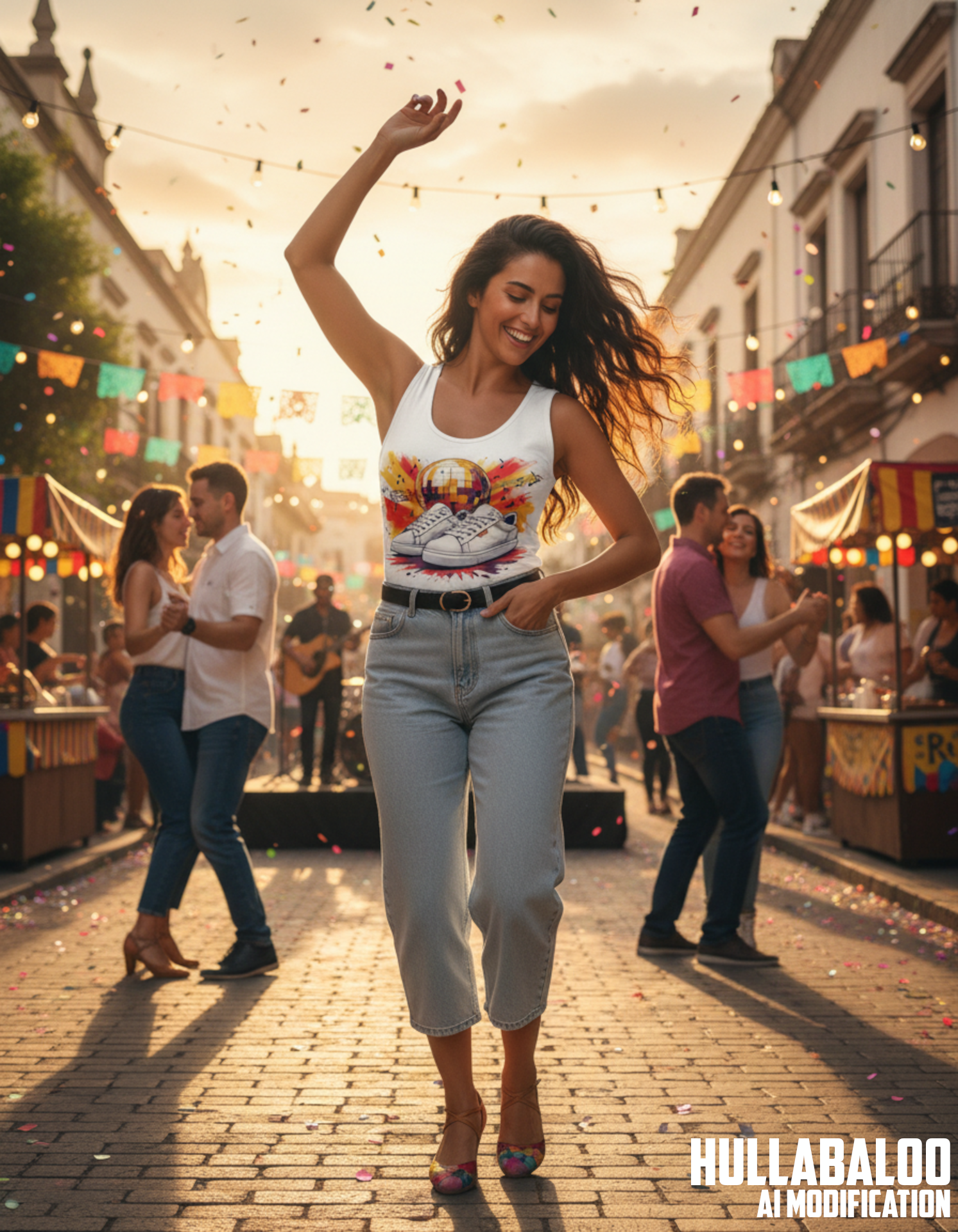 Fuego Salsa Latin Dance Tanktop – Energy, Passion, and Style - Sublimation Cut & Sew Tank Top