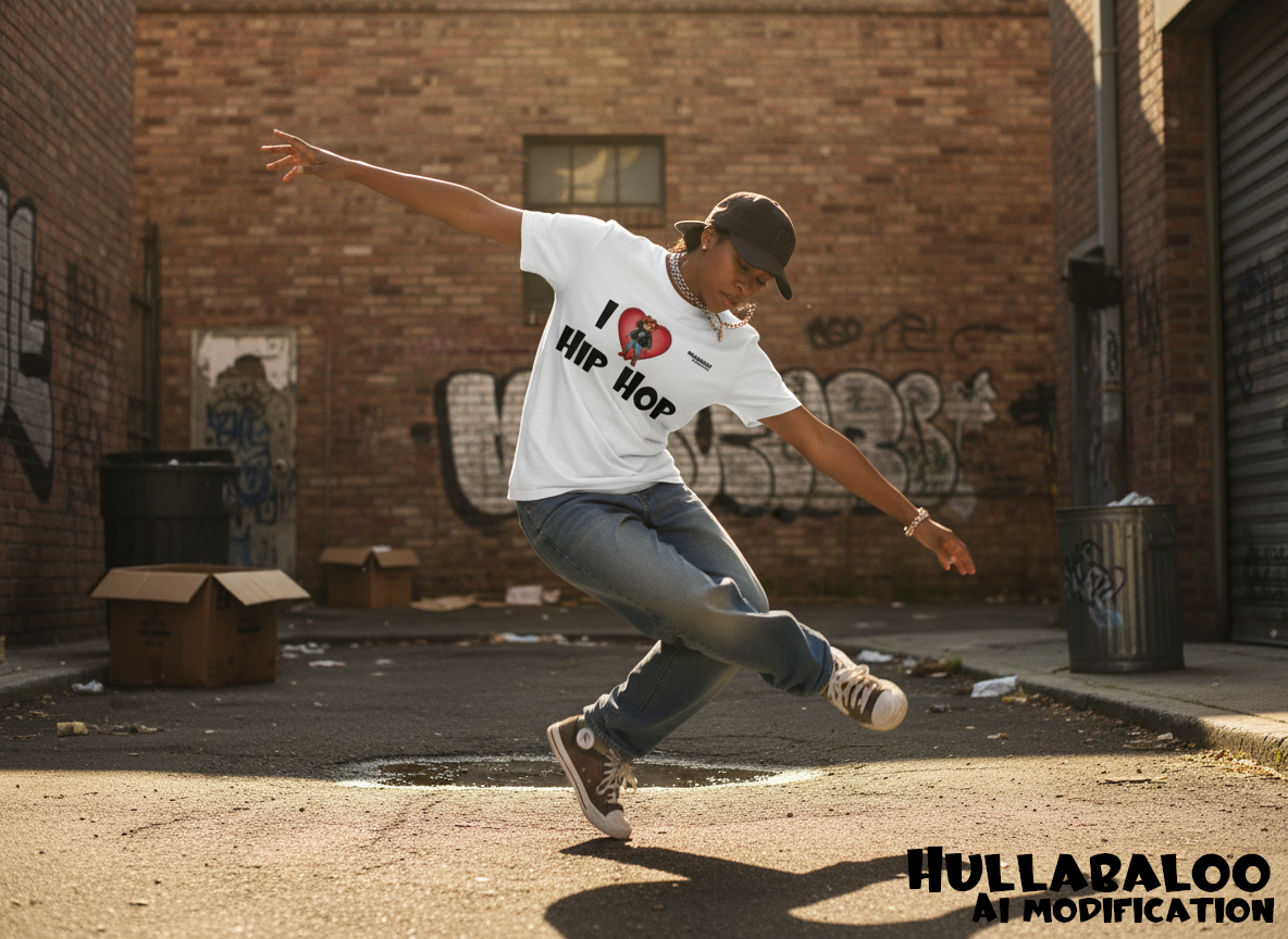 I ❤️ Hip Hop T-Shirt – Relaxed Fit, Premium Cotton, Perfect for Streetwear