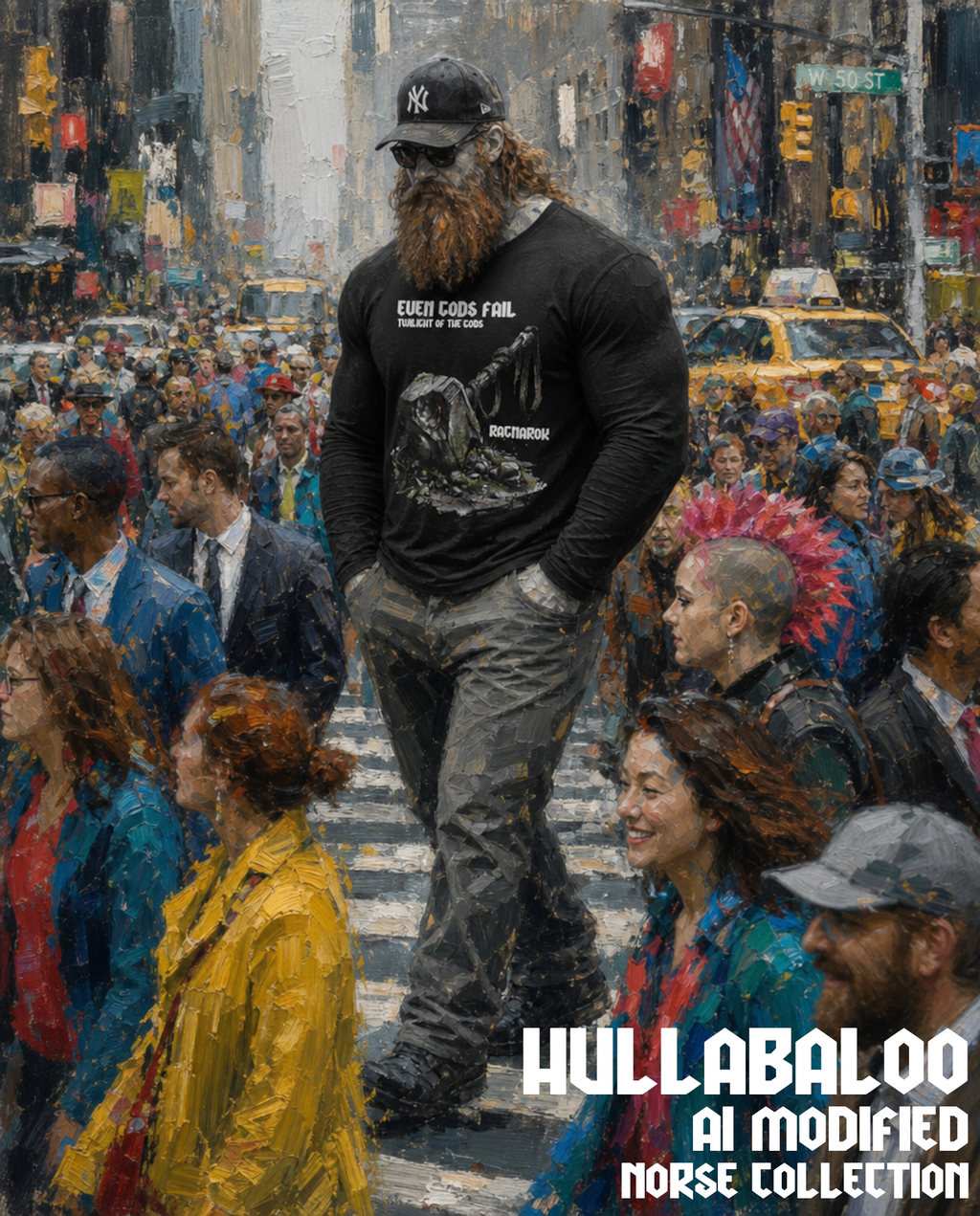 Mjölnir Langarmshirt – Even Gods Fail Ragnarök Shirt