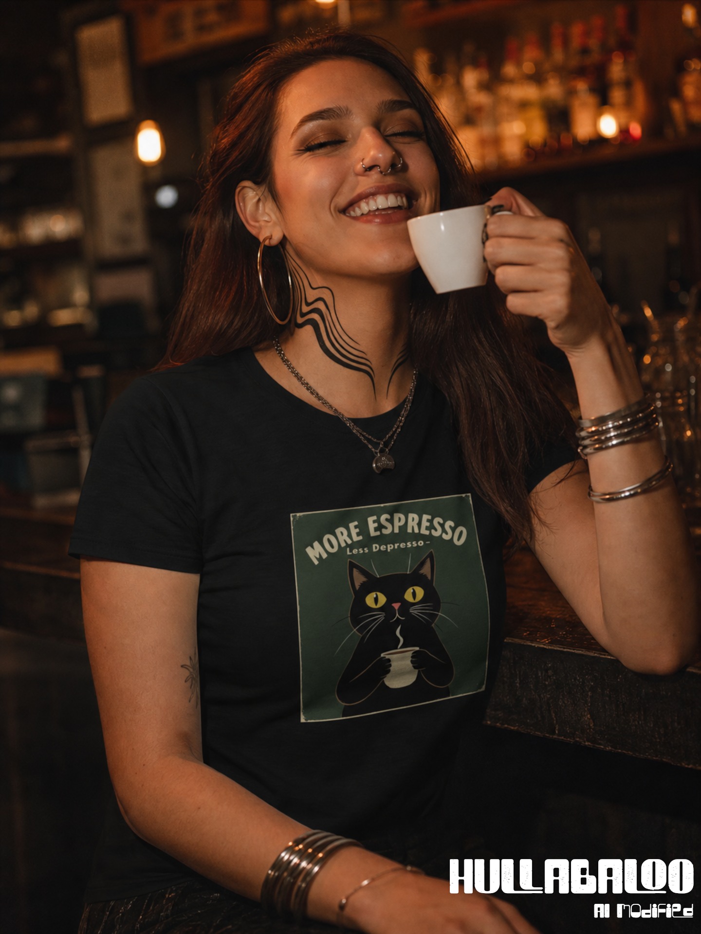 MORE ESPRESSO Less Depresso - Women's Relaxed T-Shirt