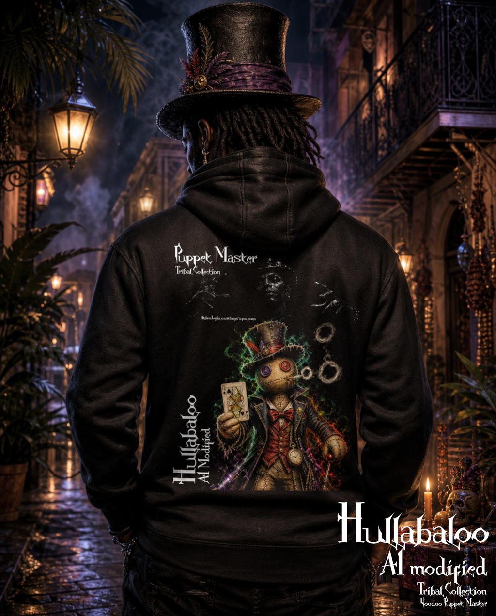 Puppet Master – Voodoo Hoodie | Hullabaloo AI modified
